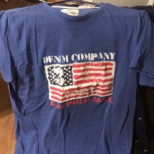 US Polo ASSN denim Co T-shirt. Size Small